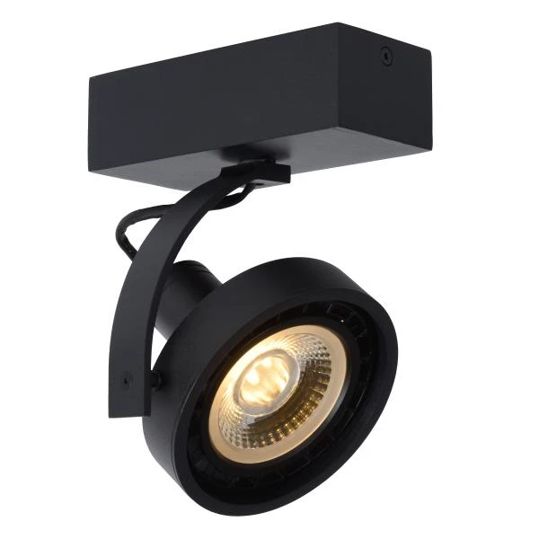 Lucide DORIAN - Ceiling spotlight - LED Dim to warm - GU10 (ES111) - 1x12W 2200K/3000K - Black - detail 1